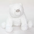 Plush Sitting Polar Bear Toy